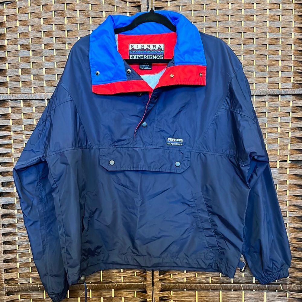 Sierra Experience - Vintage pull over rain coat S